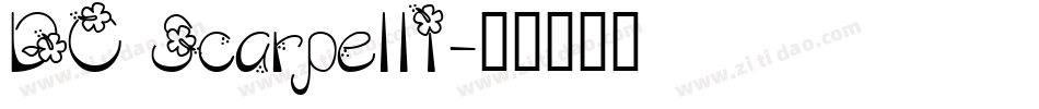 DC Scarpelli字体转换